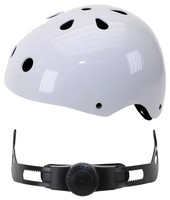 VENTURA Freestyle BMX Helm Skatehelm Skaterhelm Weiß Gr. M 54-58cm NEU 731183