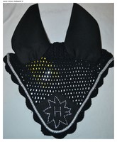Edle  Fliegenhaube ,Schwarz, Strass  , Gr. WB, NEU , Haflinger %%%