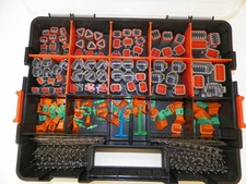 504 PC OEM GRAY DEUTSCH DT CONNECTOR KIT - STAMPED TERMINALS + REMOVAL TOOLS, 