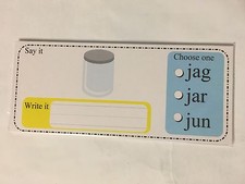 Vowel Sounds - Wipe & Write Learning Center Activity - 21 Laminated Cards
