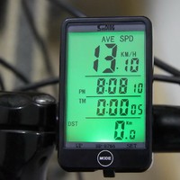 Funk Fahrrad MTB Radfahren LCD Fahrradcomputer Tachometer Fahrradtacho ES