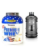 25,17€/kg Weider Premium Whey Protein Eiweiss 2,3kg Dose + BONUS GALLON