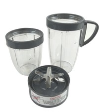 NutriBullet System Deluxe Upgrade Kit 5 Pcs Extractor Blade -Cups -Lip Ring
