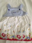 Carter's girls 6 months dress overalls skirt floral 