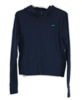 NIKE Damen Sweatjacke Slim Flexin It Zip Up Jacket, Gr M, Obsidian/Atomic Teal