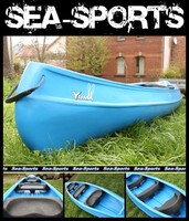 Blauer Yuma Canadier Kanadier Canoe 4,70m TaheMarine Robson Kanu Aussteller Einz