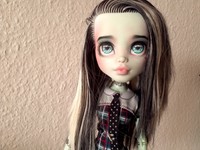 Monster High Frankie Stein Tall 46 cm  OOAK repaint