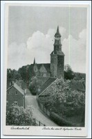 N6784-4570/ Quakenbrück  St. Sylvester Kirche AK ca. 1938