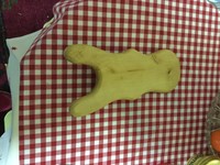 Stiefelknecht Schuhauszieher Holz Handarbeit