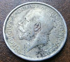 1915 Half Crown From Uk Great Britain .925 Silver