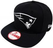 New Era NFL New England Patriots Black White Snapback Cap 9fifty Limited Edition