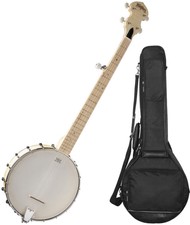 Washburn B102 5-String Open Back Banjo (Natural Satin) w/ Gig Bag