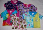 TCP 1PC BABY TODDLER GIRL COTTON CROPPED SHORT STRETCHIE PAJAMAS NB 03-24M 2T-5T