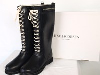 Ilse Jacobsen Original Naturkautschuk Damen Gummistiefel schwarz RUB1 Gr.37  NEU