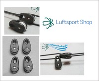 4 x   Umlenkrolle -Trimmer-Rolle-Kiteblock-Luft-Wasser-Sport,Beschleunigerrolle.