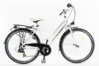 SEHR SCHÖNE DAMEN FAHRRAD - INTERBIKE TRACE" 28 zoll -  FARBE WEIß