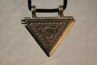 Cevsen Nazar Kuran Metall Muska Dua Kolye / Talisman Halskette Kette Nr.008