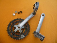 Suntour XC Sport MD Kurbelgarnitur Crankset Deore XT Bärentatzen Vintage 1992