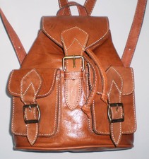 mochilas mujer cuero