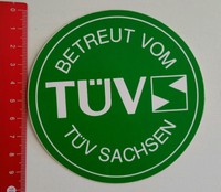 Aufkleber/Sticker: TÜV Sachsen (15061610)