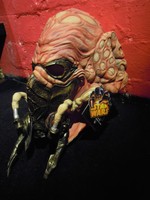 Star Wars, Plo-Koon, Jedi, Maske, Vollmaske, Latex, inkl. Styroporkopf, neu