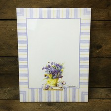Hallmark Marjolein Bastin Tender Blue Ceramic Dry Erase Board / Trivet