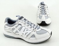 Sneaker Clarks Halbschuhe Schnürer Echtleder Synthetik  Mesh weiß Gr. 6,5 = 39,5