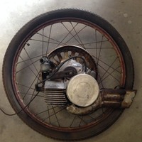  Vorkrieg Saxonette Hilfsmotor Fahrradmotor Fahrradhilfsmotor