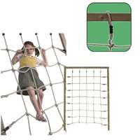 Kletternetz PP 200/150cm Netz Strickleiter Spielturm Zubehör Kletterutensilien