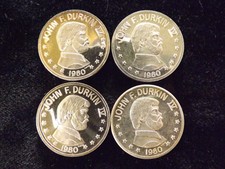 Quarter Ounce Silver Rounds - Set of 4 (L149)