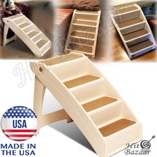 Pet Stairs Dog Steps Ramp Cat Portable Ladder Animal Bed Raise Pup Climb