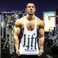 Mode Herren Eignung Bodybuilding Weste Muskelshirt Tank Unterhemd Stringer