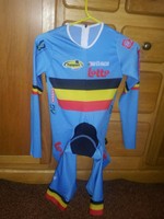 Skinsuit team belgium national team speedsuit cycling zeitfahranzug radtrikot M