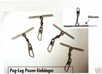 PEG-LEG POSEN - EINHÄNGER MIT WIRBEL KARABINER, POSEN - ADAPTER, POSEN CONNECTOR