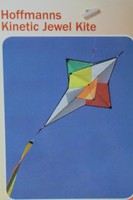 NEU! HQ Hoffmanns Kinetic Jewel Kite, mehrfarbig, 117x70 cm, Ripstop Polyester