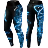 Anarchy Apparel Leggings, Tesla, Panthera, Fitness, Women, Pants, Compression