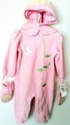 NWT - Little Me Pink 4 Piece Winter Set-Gloves, Hat, Coverall - Size 12 Months