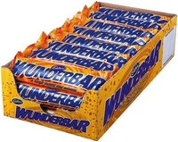(1000g=11,47€) Cadbury Wunderbar - Peanut Butter Schokoriegel - 24 Riegel