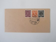 1946 Fancy Cancel Cover Germany #540, 530 & 3N6 Nice post Wwii cover