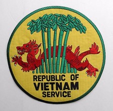 Large Vietnam Veteran Top Rocker Back Patch