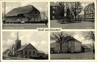 Ak Danndorf Niedersachsen, Gemischtwaren Anton Ochs, Zur Deutschen... - 1141881