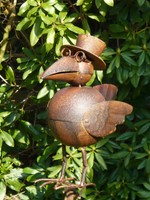 Windspiel Wippe Rabe Gupi 150 cm Rostdesign