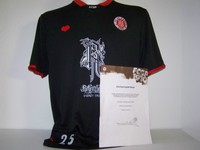 FC St.Pauli Trainingsshirt 13/14 original v.K.Schindler,L,Zertifikat