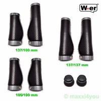 1 Paar W+er Fahrradenkergriffe 3 Kombinationen LL/LK/KK Griffe schwarz 01070203