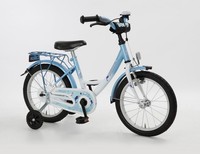 Bachtenkirch Kinderfahrrad 18 Zoll DOLFY Blau mit Stützräder & Ständer 434-DF-85