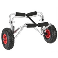 75kg Tragkraft Kajak Trolley Zweirädrige Trägerwagen Kajak-Kanu Slipwagen W2J8