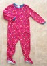KIDGETS Toddler Girls Size 3 3T Fleece Footed Zip Front Pajamas Blanket Sleeper