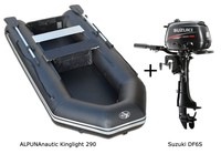 ALPUNA nautic Kinglight 290 ultraleichtes Schlauchboot + SUZUKI Motor    BUNDLE