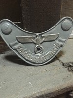 Deko Brust-Schild Feldgendarmerie Ringkragen 17x22cm Wehrmacht aus Metall