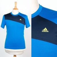 MENS ADIDAS LIGHTWEIGHT FITTED SPORTS T-SHIRT RUN JOG GYM DRI FIT STYLE XS